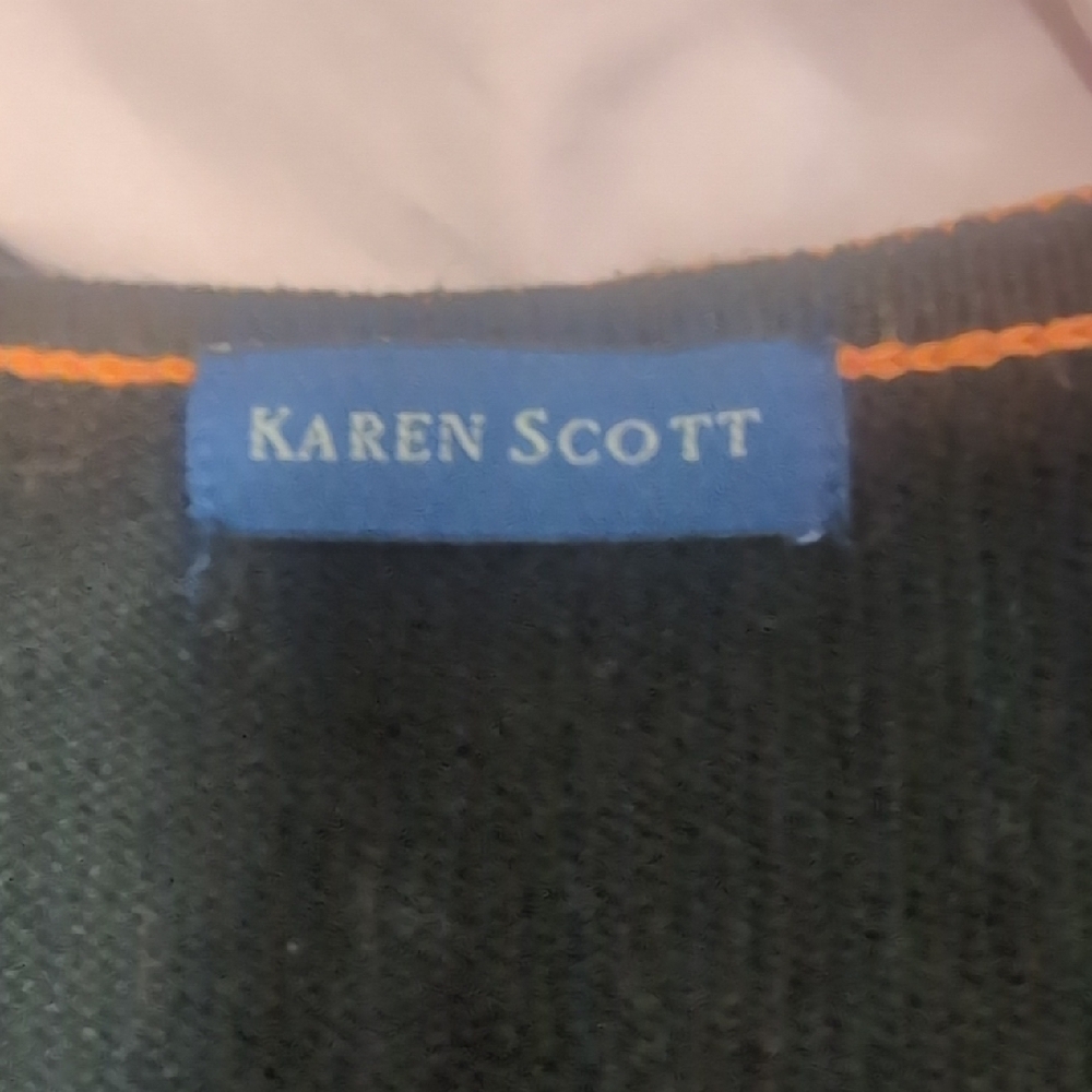 Karen Scott Kids Halloween Vest with Pumpkins and Ghosts - Picture 8 of 10